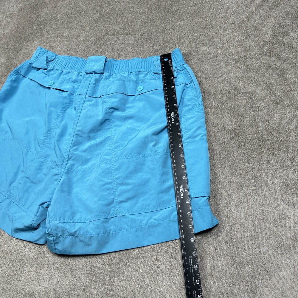 AFTCO Shorts Mens Performance Fishing 40 6" Inseam Blue Nylon Elastic Waist - Picture 7 of 8